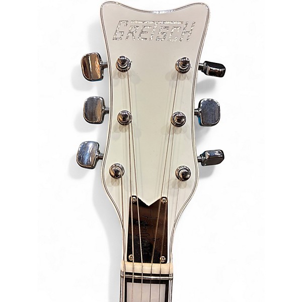 Used 2023 Gretsch Guitars G7593T-BD Billy Duffy Signature White Falcon White Hollow Body Electric Guitar