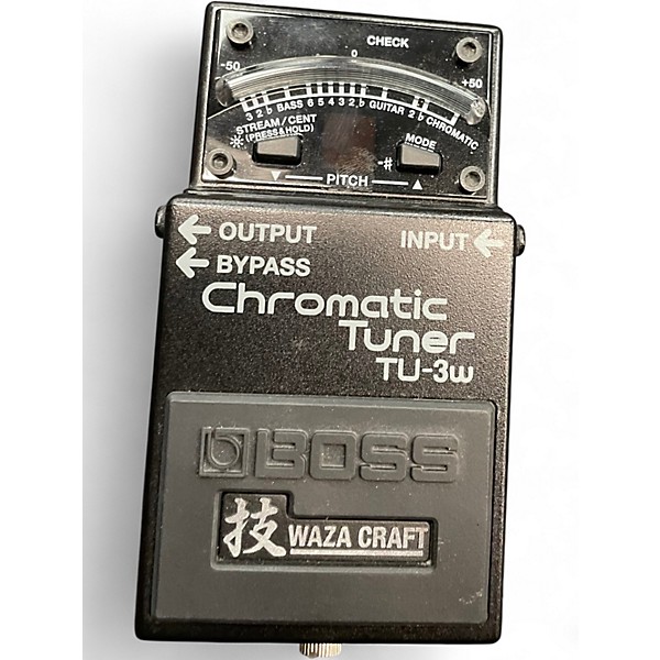 Used BOSS TU3W Waza Craft Chromatic Tuner Pedal