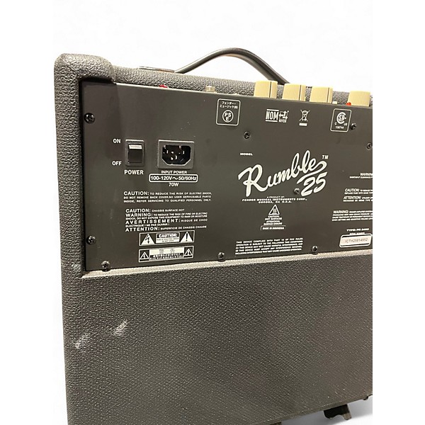 Used Fender Rumble 25 25W 1x8 Bass Combo Amp