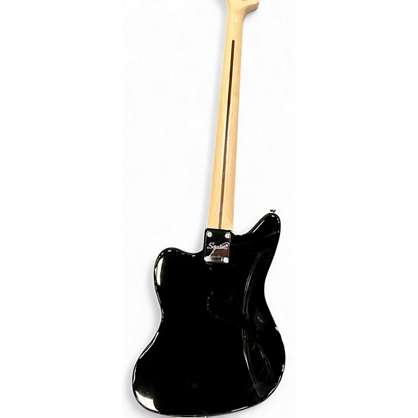 Used Squier JAGUAR BASS Black Electric Bass Guitar