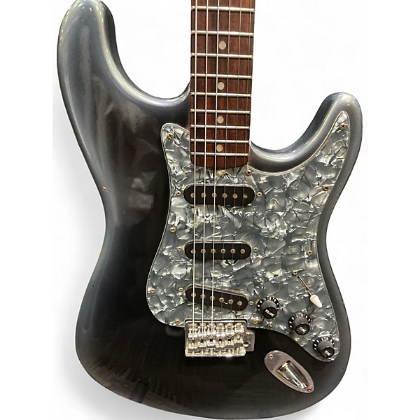 Used Lotus DOUBLE CUTAWAY Blue Solid Body Electric Guitar