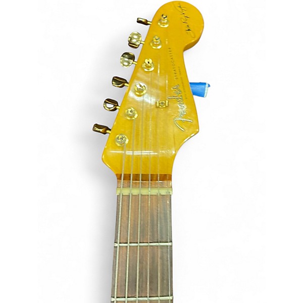 Used Fender SRV Signature Stratocaster 3 Color Sunburst Solid Body Electric Guitar