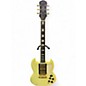 Used Epiphone G-400 LES PAUL CUSTOM SG Antique Ivory Solid Body Electric Guitar thumbnail