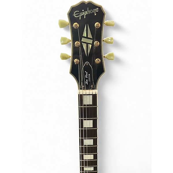 Used Epiphone G-400 LES PAUL CUSTOM SG Antique Ivory Solid Body Electric Guitar