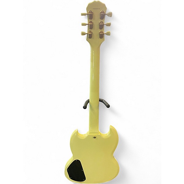 Used Epiphone G-400 LES PAUL CUSTOM SG Antique Ivory Solid Body Electric Guitar