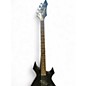 Used B.C. Rich Bronze Series Warlock Bass Black Electric Bass Guitar thumbnail