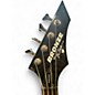 Used B.C. Rich Bronze Series Warlock Bass Black Electric Bass Guitar