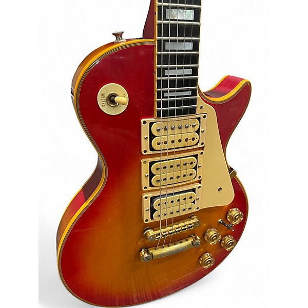 Vintage 1977 Gibson LES PAUL CUSTOM Cherry Sunburst Solid Body Electric Guitar