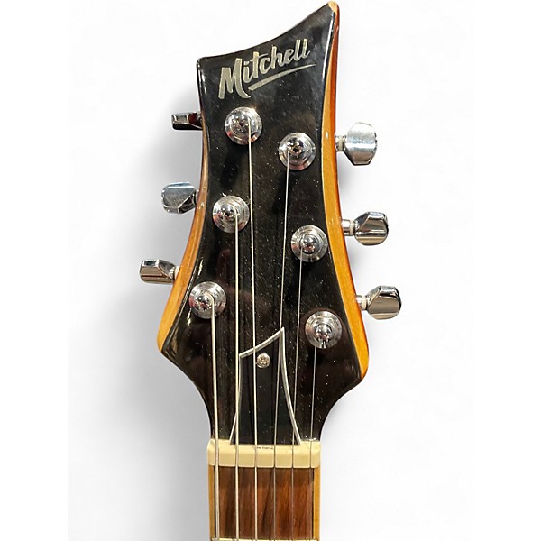 Used Mitchell MS450 Black Solid Body Electric Guitar