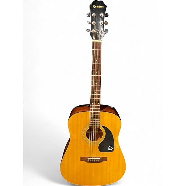 Used Epiphone PR100 Natural Acoustic Guitar