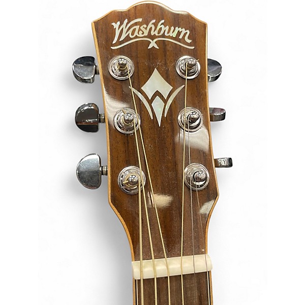 Used Washburn WD15S Natural Acoustic Guitar