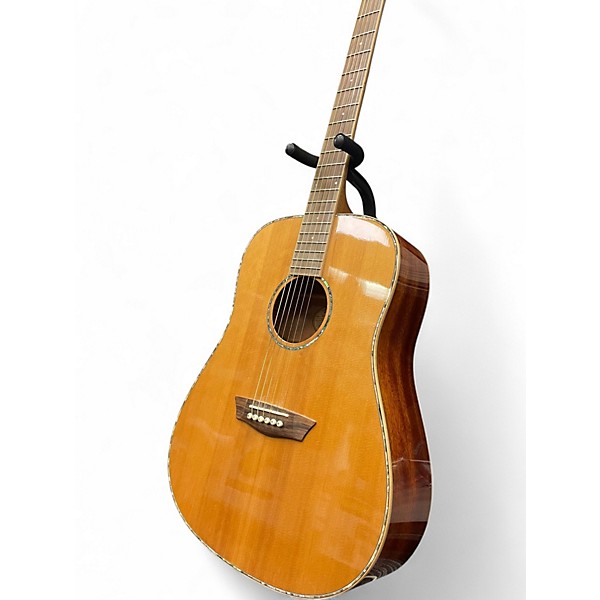 Used Washburn WD15S Natural Acoustic Guitar
