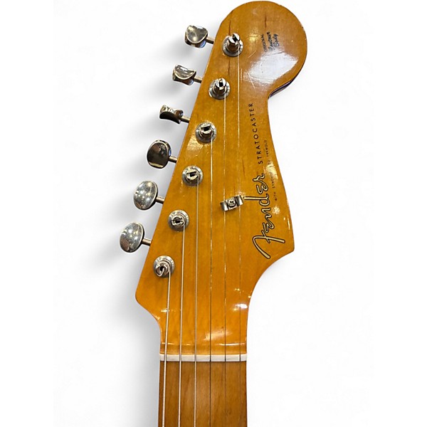 Used 2025 Fender Stratocaster Vintera II Road Worn Road Worn Black Solid Body Electric Guitar