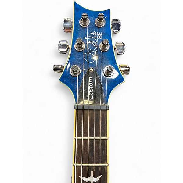 Used 2017 PRS SE Custom 22 Blue Solid Body Electric Guitar