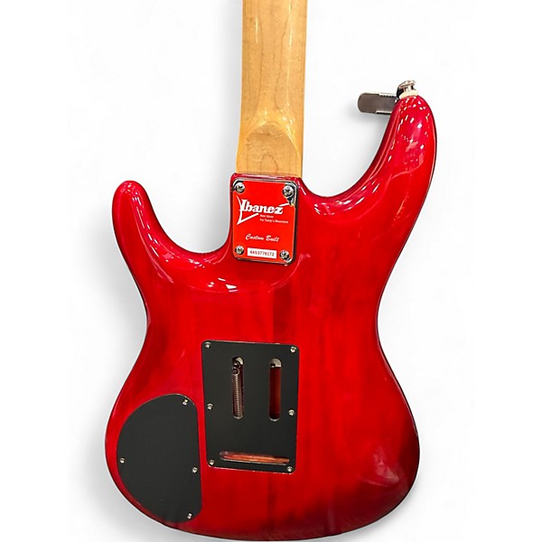 Used 2003 Ibanez JS100 Trans Red Solid Body Electric Guitar