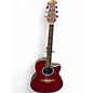 Used Ovation applause ae28 red Acoustic Electric Guitar thumbnail