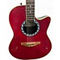 Used Ovation applause ae28 red Acoustic Electric Guitar
