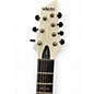 Used Schecter Guitar Research Demon 7 String Black and White Solid Body Electric Guitar