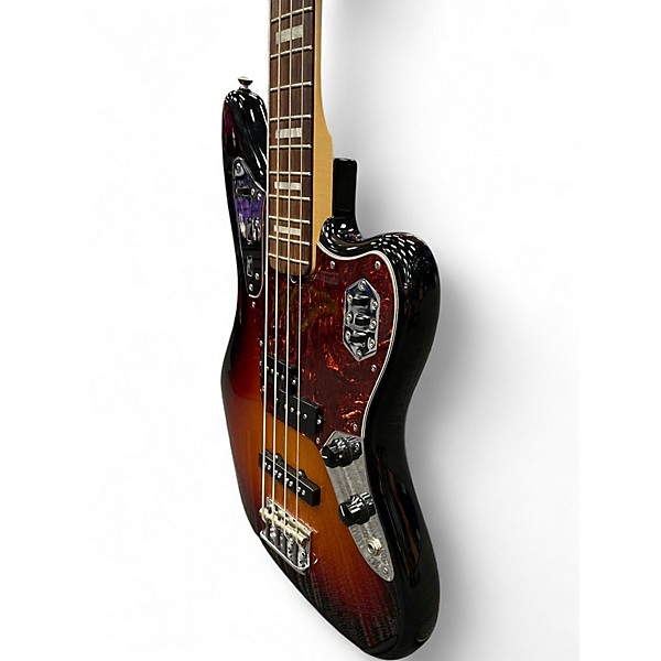 Used 2016 Fender American Standard Jaguar Bass 3 Color Sunburst Electric Bass Guitar