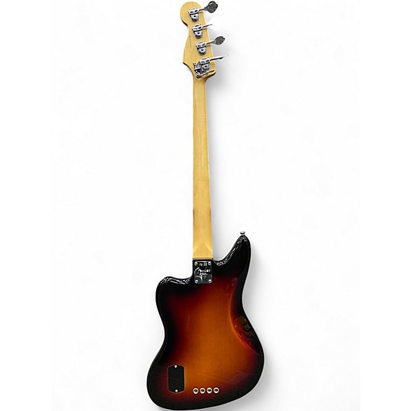 Used 2016 Fender American Standard Jaguar Bass 3 Color Sunburst Electric Bass Guitar