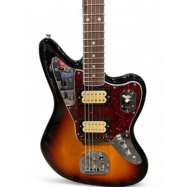 Used Fender Kurt Cobain Signature Jaguar NOS 2 Tone Sunburst Solid Body Electric Guitar