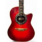 Used Ovation 1869 CUSTOM LEGEND  RED Acoustic Electric Guitar