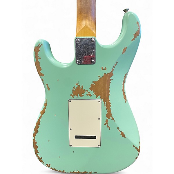 Used Vintage ICON V6 Seafoam Green Solid Body Electric Guitar