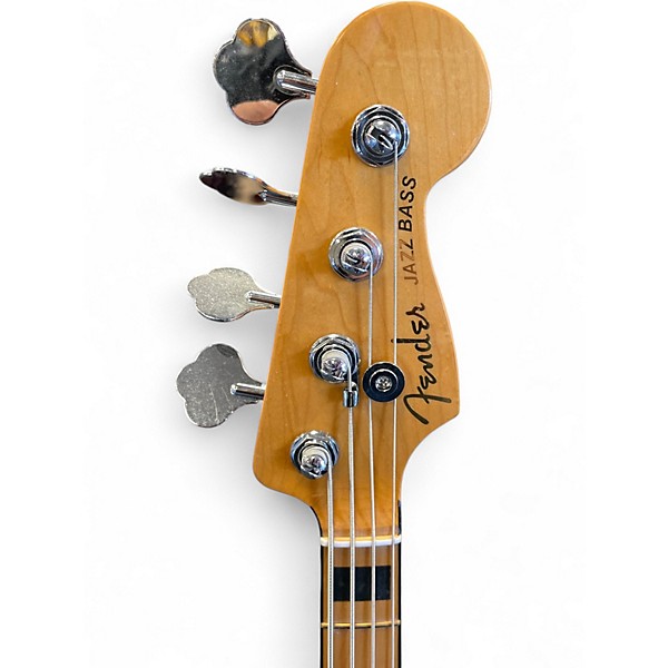 Used Fender American Ultra Jazz Bass Texas Tea Electric Bass Guitar