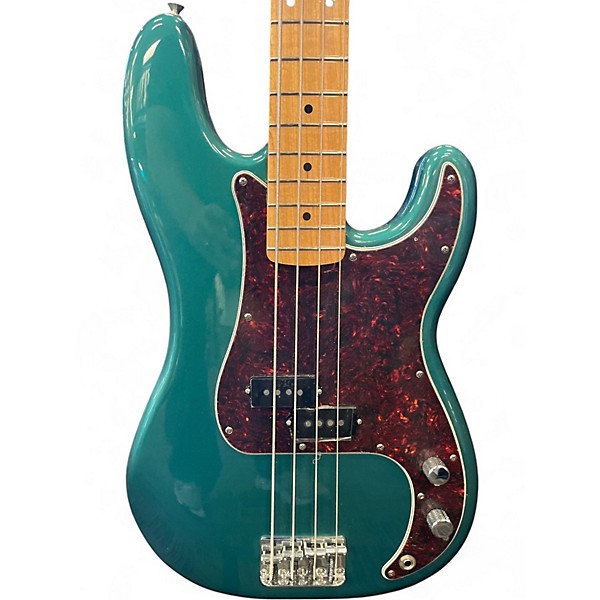 Used Fender Player Precision Bass Ocean Turquoise Electric Bass Guitar