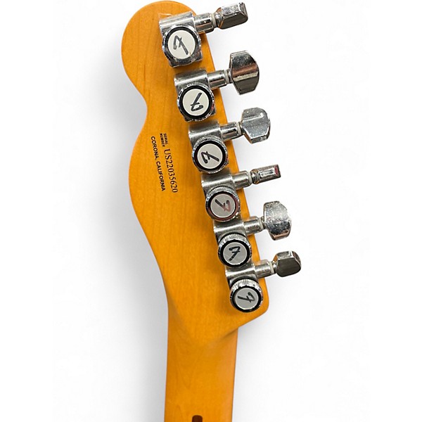 Used Fender American Ultra Luxe TELECASTER Texas Tea Solid Body Electric Guitar