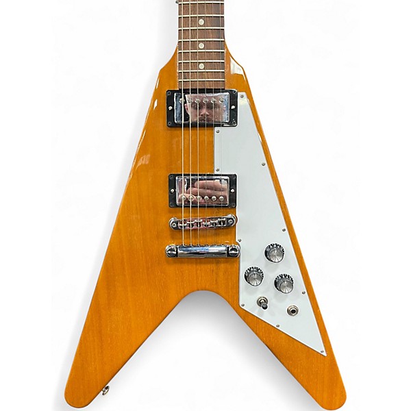 Used Gibson 70S FLYING V Natural Solid Body Electric Guitar