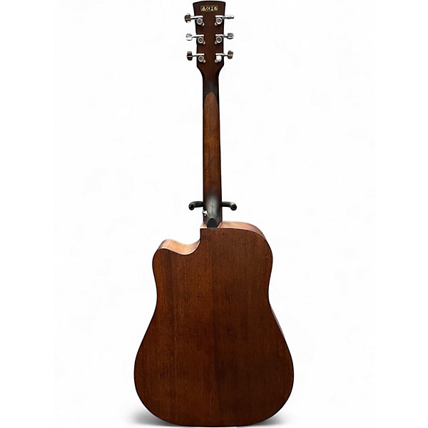 Used Ibanez AW54CE Open Pore Natural Acoustic Electric Guitar