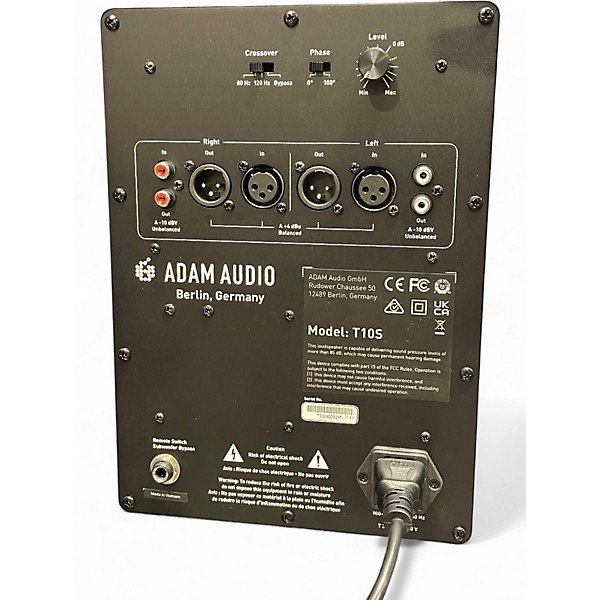 Used ADAM Audio T10S Subwoofer