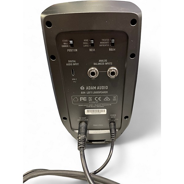 Used ADAM Audio DV3 Pair Powered Monitor