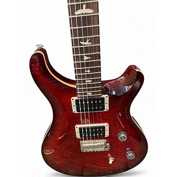 Used PRS CE24 Crimson Red Burst Solid Body Electric Guitar