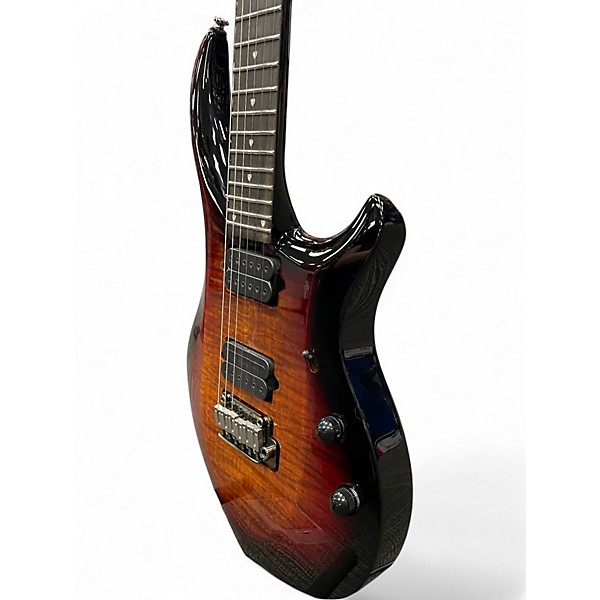 Used Sterling by Music Man MAJ200 Majesty DiMarzio John Petrucci Signature Tiger Eye Solid Body Electric Guitar