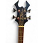 Used B.C. Rich PLATINUM SERIES WARLOCK  Black Electric Bass Guitar