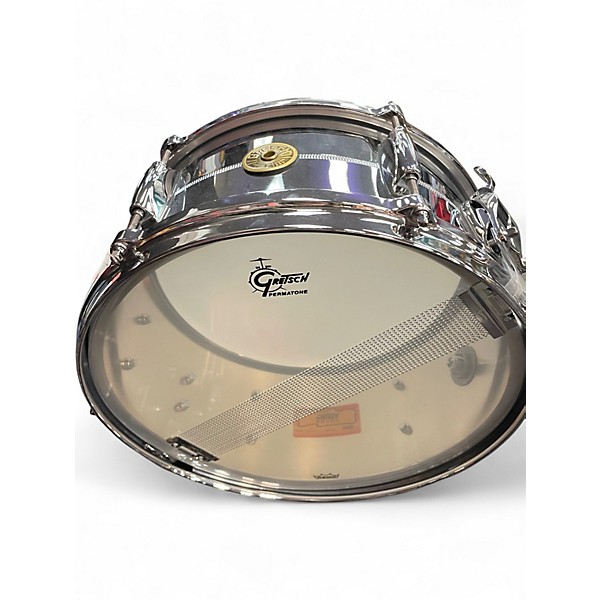 Used Gretsch Drums 13X6 USA CUSTOM  Chrome Drum
