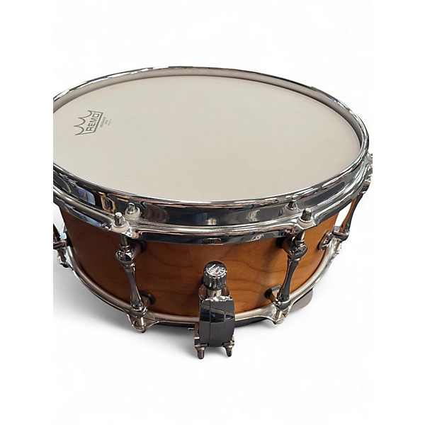 Used Mapex 13X5.5 Black Panther Premium Snare Cherry Drum