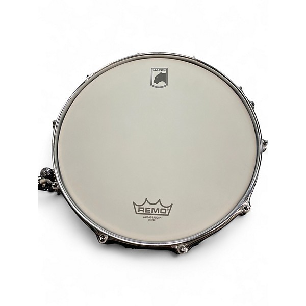 Used Mapex 14X5 Black Panther Blade Snare Black Drum