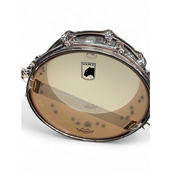 Used Mapex 14X5 Black Panther Blade Snare Black Drum