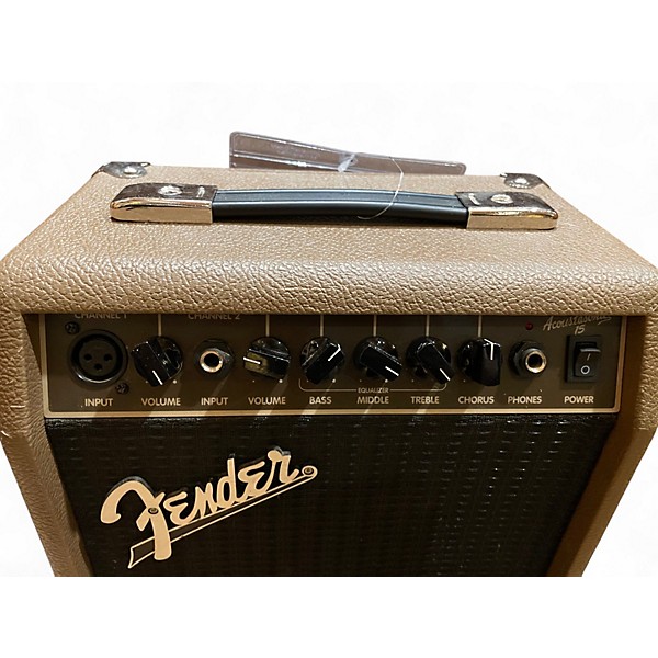 Used Fender Acoustasonic 15 Acoustic Guitar Combo Amp