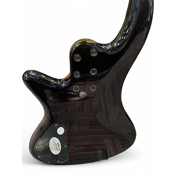 Used Schecter Guitar Research Stiletto Extreme 4 String RED Electric Bass Guitar