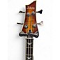 Used Schecter Guitar Research Omen Extreme 4 String Trans Amber Electric Bass Guitar