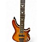 Used Schecter Guitar Research Omen Extreme 4 String Trans Amber Electric Bass Guitar