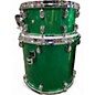 Used TAMA 6 Piece Starclassic Performer GREEN SPARKLE Drum Kit