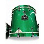 Used TAMA 6 Piece Starclassic Performer GREEN SPARKLE Drum Kit