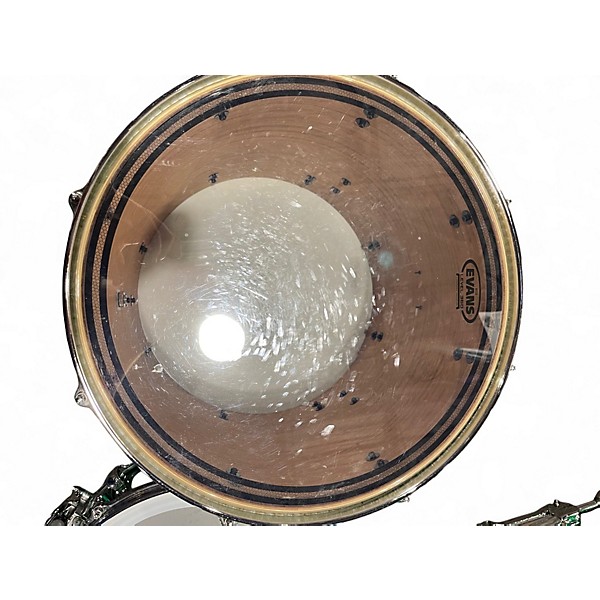 Used TAMA 6 Piece Starclassic Performer GREEN SPARKLE Drum Kit