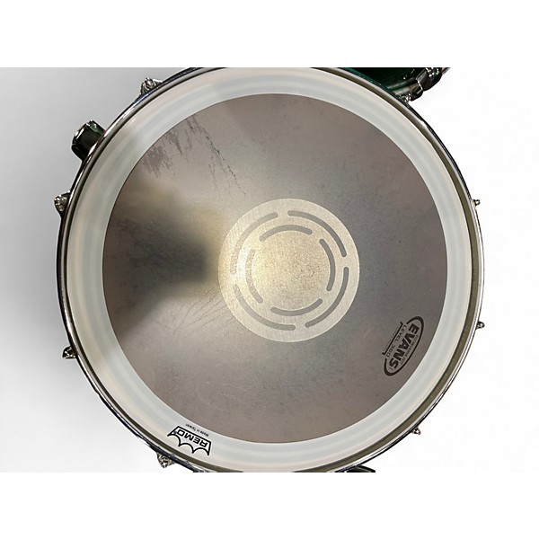 Used TAMA 6 Piece Starclassic Performer GREEN SPARKLE Drum Kit