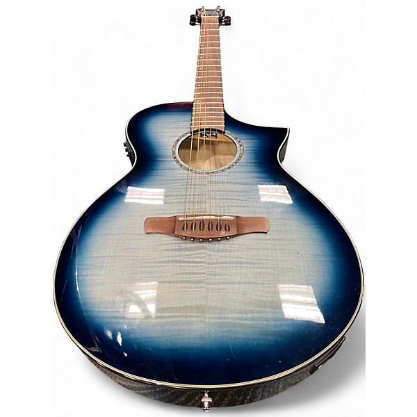 Used Ibanez AEWC400 INDIGO BLUE BURST Acoustic Electric Guitar